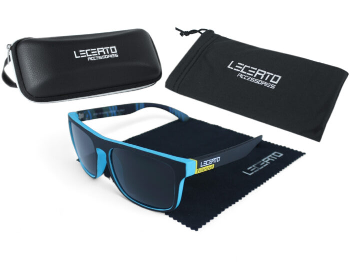 OKULARY PRZECIWSŁONECZNE POLARYZACYJNE UV400 LECERTO ZESTAW - obrazek 12