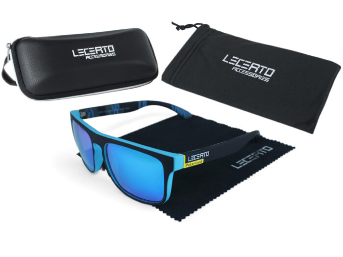 OKULARY PRZECIWSŁONECZNE POLARYZACYJNE UV400 LECERTO ZESTAW - obrazek 11