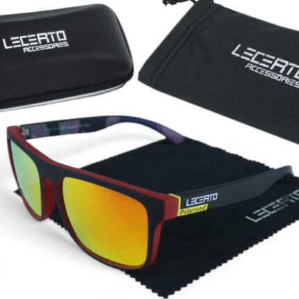 OKULARY PRZECIWSŁONECZNE POLARYZACYJNE UV400 LECERTO ZESTAW