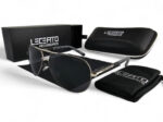 Okulary przeciwsłoneczne polaryzacyjne UV400 LECERTO AVIATOR 8725 ZESTAW - obrazek 7