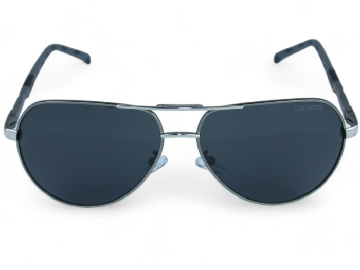 Okulary przeciwsłoneczne polaryzacyjne UV400 LECERTO AVIATOR 8725 ZESTAW - obrazek 3