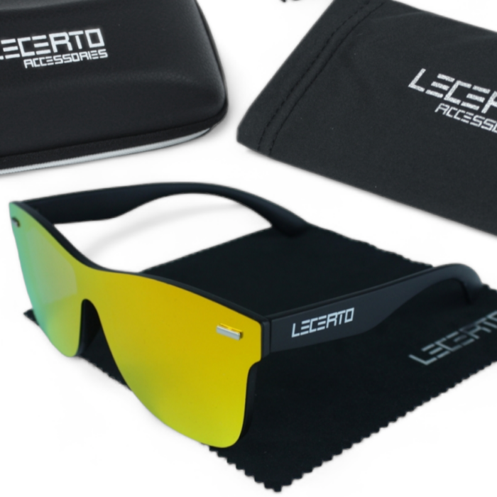 OKULARY PRZECIWSŁONECZNE POLARYZACYJNE UV400 LECERTO ZESTAW - obrazek 1