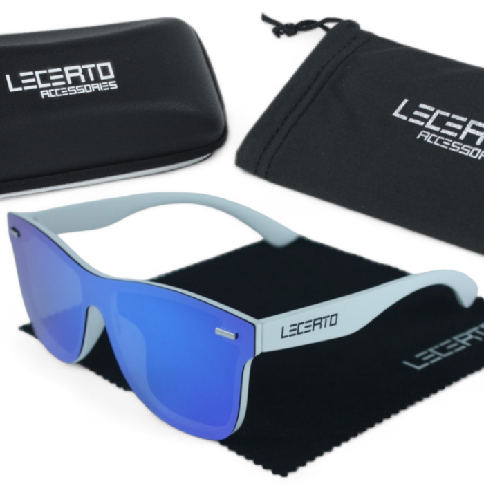 OKULARY PRZECIWSŁONECZNE POLARYZACYJNE UV400 LECERTO ZESTAW - obrazek 1
