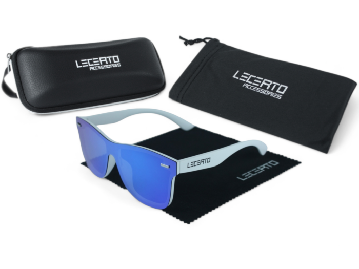 OKULARY PRZECIWSŁONECZNE POLARYZACYJNE UV400 LECERTO ZESTAW - obrazek 6