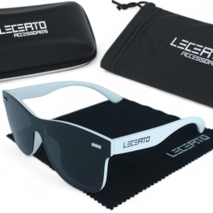 OKULARY PRZECIWSŁONECZNE POLARYZACYJNE UV400 LECERTO ZESTAW - obrazek 1