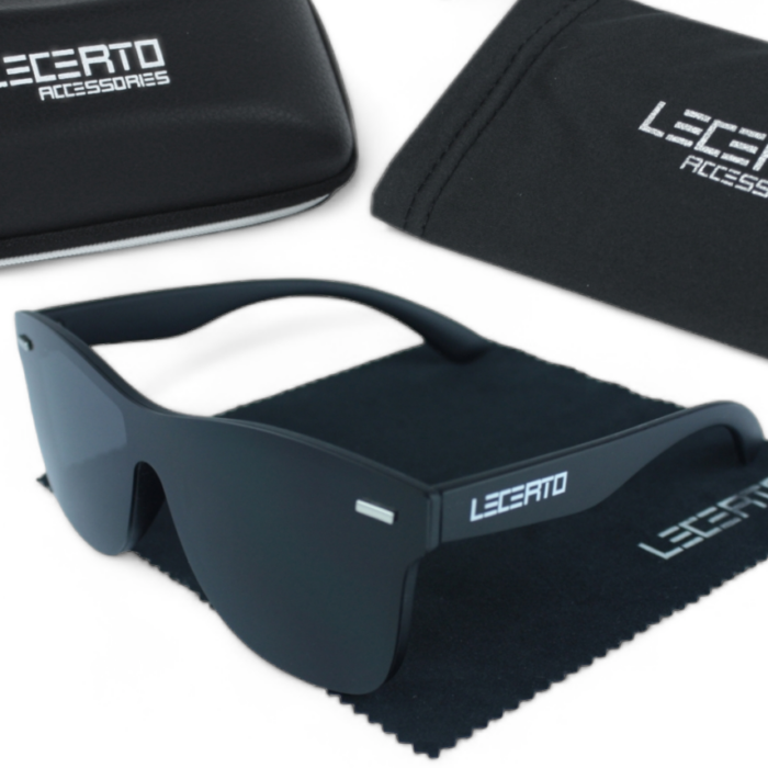 OKULARY PRZECIWSŁONECZNE POLARYZACYJNE UV400 LECERTO ZESTAW - obrazek 1