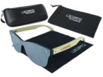 OKULARY PRZECIWSŁONECZNE DREWNIANE UV400 LECERTO ZESTAW - obrazek 6