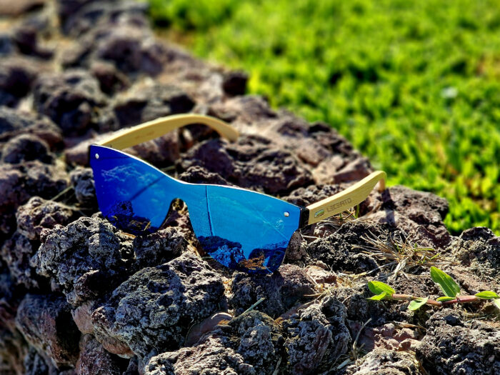 OKULARY PRZECIWSŁONECZNE DREWNIANE UV400 LECERTO ZESTAW - obrazek 6