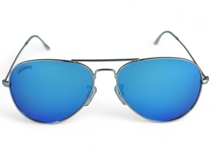OKULARY PRZECIWSŁONECZNE POLARYZACYJNE UV400 LECERTO AVIATOR ZESTAW - obrazek 3