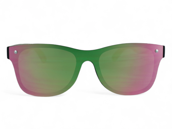 OKULARY PRZECIWSŁONECZNE DREWNIANE UV400 LECERTO ZESTAW - obrazek 2