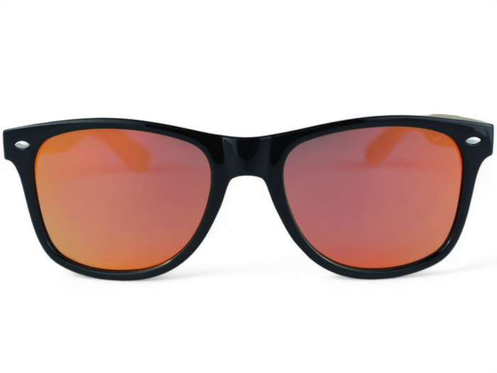 OKULARY PRZECIWSŁONECZNE DREWNIANE UV400 LECERTO ZESTAW - obrazek 2