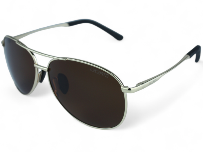 OKULARY PRZECIWSŁONECZNE POLARYZACYJNE UV400 LECERTO AVIATOR ZESTAW - obrazek 2
