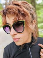 OKULARY PRZECIWSŁONECZNE DAMSKIE KOCIE UV400 LECERTO ZESTAW - obrazek 6