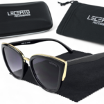 OKULARY PRZECIWSŁONECZNE DAMSKIE KOCIE UV400 LECERTO ZESTAW