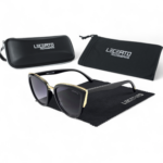 OKULARY PRZECIWSŁONECZNE DAMSKIE KOCIE UV400 LECERTO ZESTAW - obrazek 8