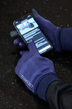 Zimowe rękawiczki dotykowe wodoodporne Lecerto - obrazek 4