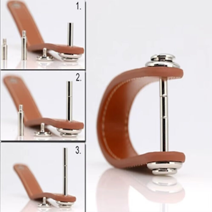 LECERTO SKÓRZANY ORGANIZER BRELOK ETUI NA KLUCZE SKÓRA NATURALNA PREMIUM - obrazek 4