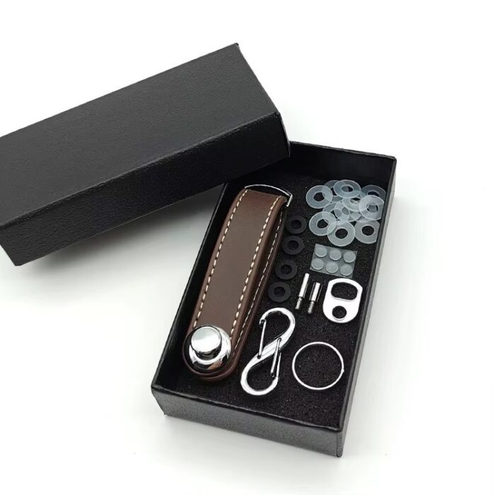 LECERTO SKÓRZANY ORGANIZER BRELOK ETUI NA KLUCZE SKÓRA NATURALNA PREMIUM - obrazek 12