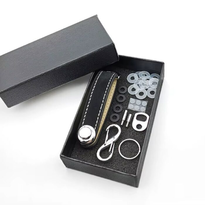 LECERTO SKÓRZANY ORGANIZER BRELOK ETUI NA KLUCZE SKÓRA NATURALNA PREMIUM - obrazek 13