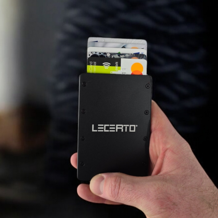 LECERTO Etui na karty płatnicze z blokadą RFID - obrazek 5
