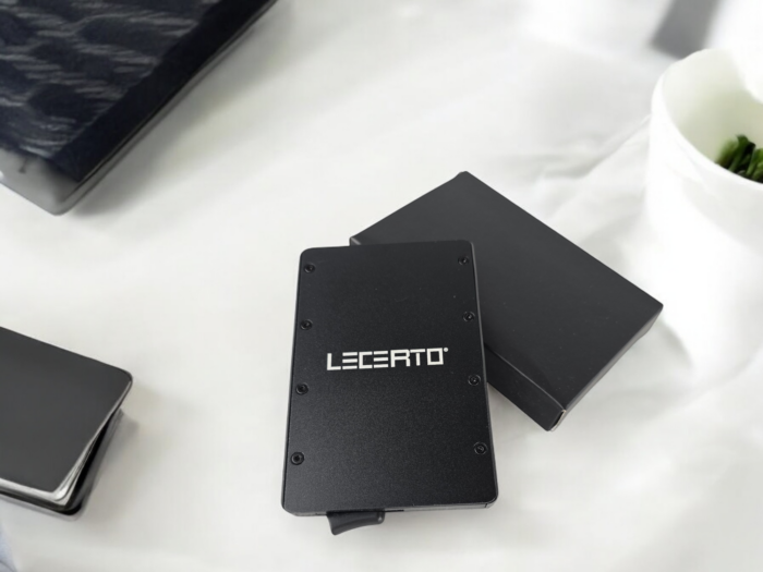 LECERTO Etui na karty płatnicze z blokadą RFID - obrazek 4